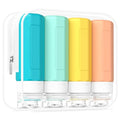 Redfly TSA Approved Travel Bottles - 3oz Leak Proof Silicone Set