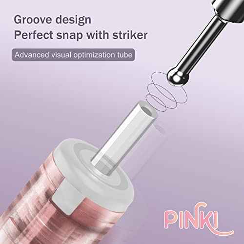 EZ Tattoo Cartridge Needles - 20Pcs #10 (1RL) Permanent Makeup SMP Bugpin Round Liner 0.3MM Microblading Hair Scalp for Pink Tattoo Supplies - PINKI 1001RL