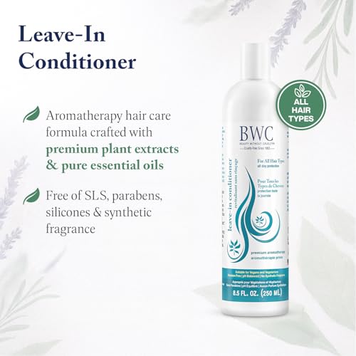 Beauty Without Cruelty Leave-In Conditioner 8.5 oz - Frizz Control & Heat Protection