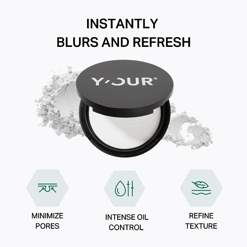 Y'OUR Makeup Setting Duo | Oil Control & Pore-minimizing | Airbrushed & Flawless Finish | Lightweight & Long-Lasting Makeup Base, Gifts for Women
