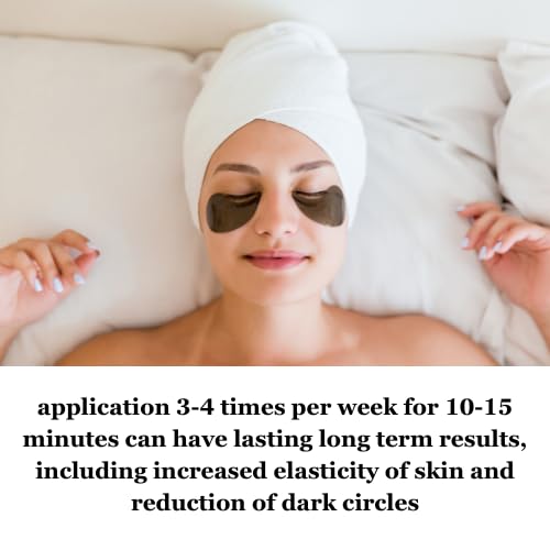 MÈLI Under Eye Patches for Dark Circles, Hydration, Anti-aging, Anti-inflammatory | Collagen, Vitamin C, Vitamin E, Vitamin B5, Seaweed Extract, Rose Oil, Aloe Extract, Pomegranate Extract