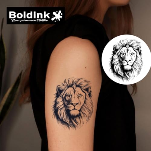 Boldink Temporary Tattoos - 15 Day Waterproof Stickers