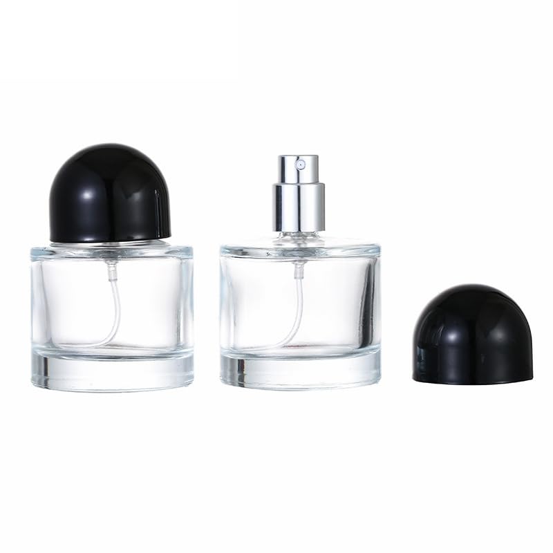 50ml Glass Perfume Atomizer,Clear Refillable Spray Bottle