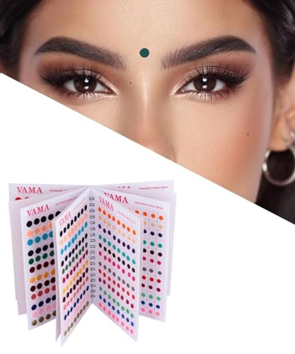 VAMA Velvet Bindis - 948 Multicolor Bollywood Bindi Book