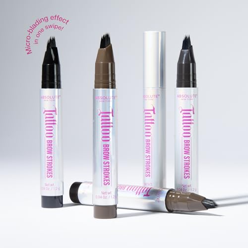 Absolute New York Tattoo Brow Strokes Dark Brown Microblading Pen