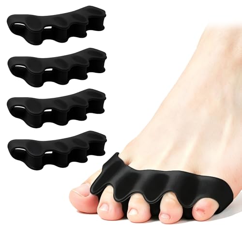 Toe Separators for Bunion Relief & Alignment (2 Pairs)