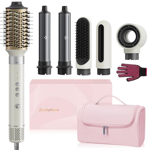 5-in-1 Hot Air Hair Styler with Auto-Wrap Curlers