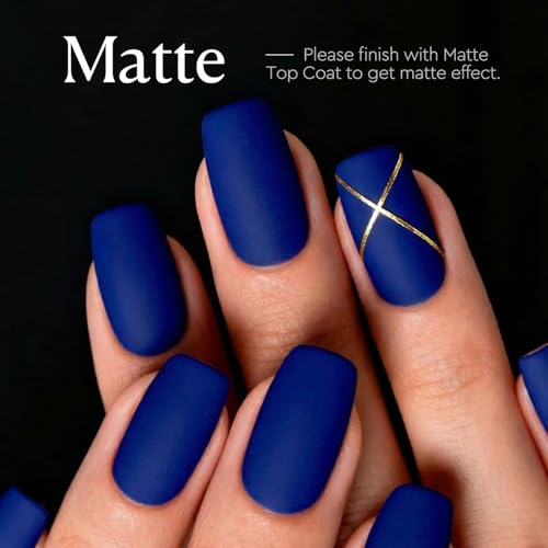 Royal Navy Blue Gel Nail Polish 18ml - High Gloss UV/LED