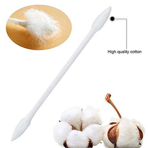 HNRLOY Double Pointed Cotton Swabs - 800 Organic Cotton Buds
