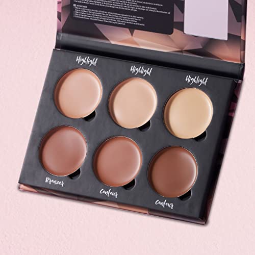 W7 Lift & Sculpt Cream Contour Kit - 6 Shades