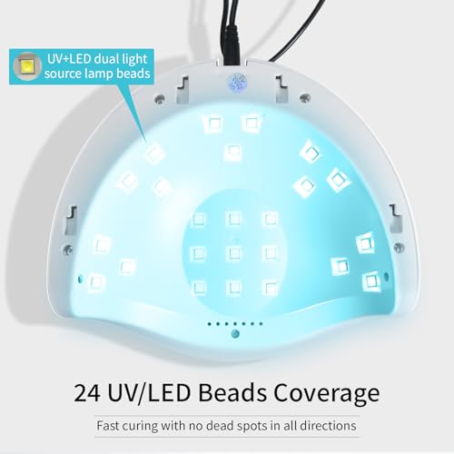 UV LED Nail Lamp with Auto Sensor & 4 Timers