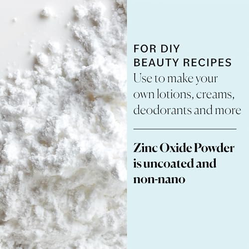 Zinc Oxide Powder 16oz - Non-Nano & Uncoated for DIY Beauty