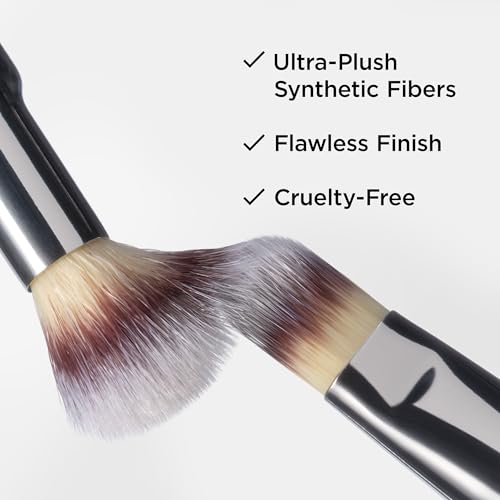 IT Cosmetics Heavenly Luxe Dual Airbrush Concealer Brush #2 - Dual-Ended, 2-in-1 Brush for Liquid & Cream Concealer - Buff Away Imperfections - With Award-Winning Heavenly Luxe Hair Silver