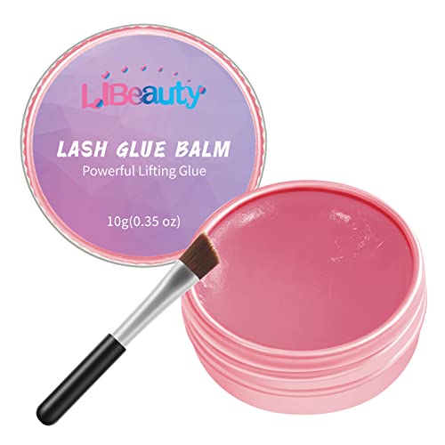 Libeauty Lash Lift Glue Balm Lash Lift Adhesive Strong Sticky Fruit Flavor Eyelash & Eyebrow Perm Glue Balm Brow Lamination Gel