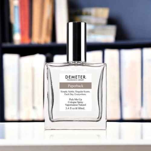 DEMETER Paperback 3.4 Oz Cologne Spray, Perfume for Women and Men