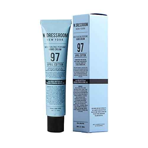 W.Dressroom Moisturizing Hand Cream for Dry Hands, Non-Greasy, Quick-Absorbing Korean Hand Lotion, Travel Size 1.69 fl oz (50 ml), No.97 April Cotton Scent
