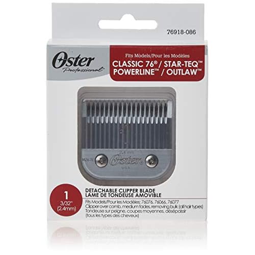 Oster Professional 76918-086 Size 1 Hair Clipper Replacement Blade 2.44 mm