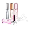 YOCASII 10ml Glass Travel Perfume Bottles - Refillable & Leakproof (4PCS)