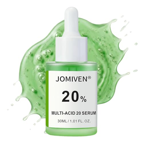 Multi-Acid 20% Serum,10% Azelaic Acid + 3% Tranexamic Acid,5% Zinc PCA + 2% Salicylic Acid,20% Active Formula for Blemish Care, Post-Acne Marks & Texture Refining,Suitable for Uneven & Acne-Prone Skin