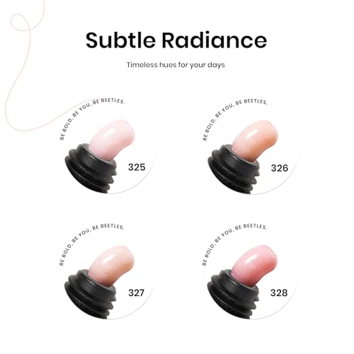 Beetles Poly Nail Gel Extension Kit - 4 Colors Nude Pink Starter Set