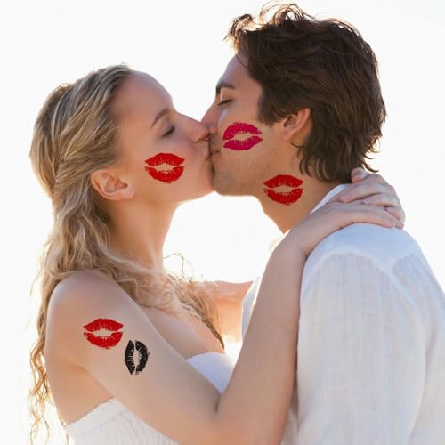 225 Pc Temporary Lip Tattoo Stickers - Valentine's Day Party