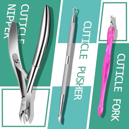 Professional Nail Care Kit with Files, Buffers, and Cuticle Oil