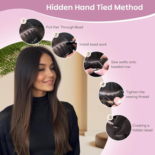 Kraler Professional Hair Extension Tool Kit with 200 Silicone Beads