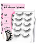 Self-Adhesive Eyelashes 5 Pairs Preglued Waterproof
