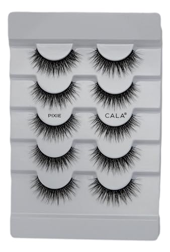 CALA 3D Faux Mink Lashes Pixie - 5 Pack Reusable