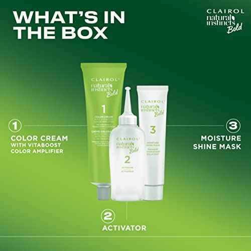 Clairol Natural Instincts Bold Permanent Hair Dye, C64 Copper Sunset Hair Color, Pack of 1