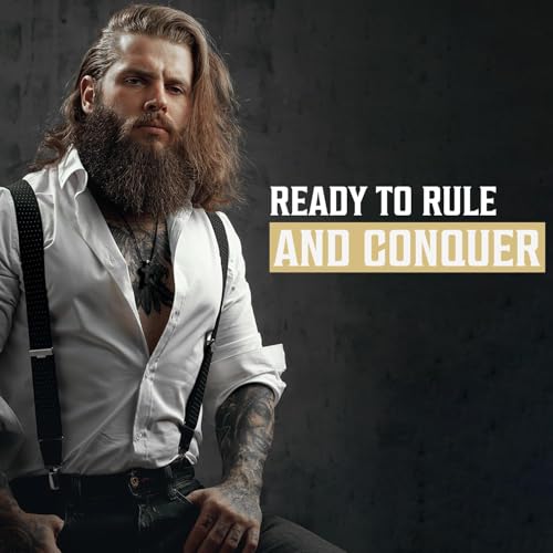Viking Revolution Beard Wash and Beard Conditioner for Men with Argan Oil and Jojoba Oil - Beard Softener and Strengthener Beard Care Beard Shampoo and Conditioner with Ginseng Root (5oz, Palo Santo)
