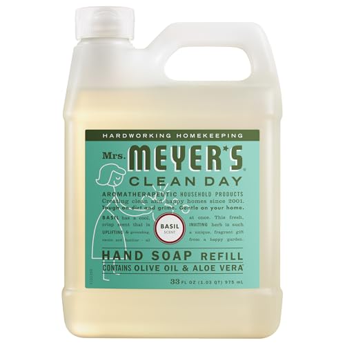 Mrs. Meyer’s Clean Day Basil Liquid Hand Soap Refill 33 fl oz - Pack of 1