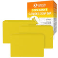 10% Sulfur Soap Cleansing Bar for Face & Body ? All Natural Sulfur Facial Cleanser for Acne, Oily Skin ? Skincare Blend of Lemongrass, Tea Tree Essential Oil, Vitamin E, Coconut Milk ? Sulfur Soap Bar