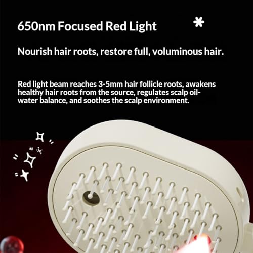 5-in-1 Air Cushion Hair Brush with Mist Spray & Massage