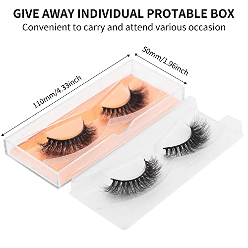 DYSILK Mink Lashes Fluffy Eyelashes Fake Eyelashes Manga Lashes Extension Kit