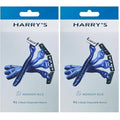 Harry's Men's Disposable Razors, 3-Blade Razors with Lubricating Strip and Pivoting Head, 4 Count (Pack of 2)