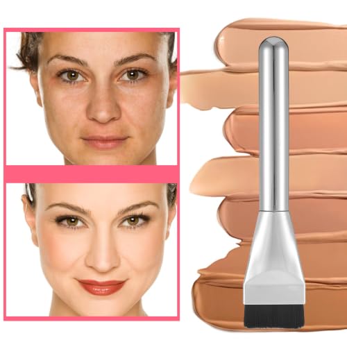 Ouligay Makeup Mixing Palette Set with Foundation Brush & Spatula