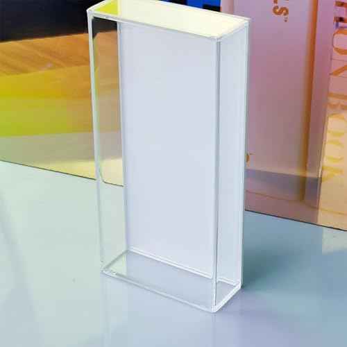 Eyelash Grafting Pallet with Cover, Dust-proof Acrylic Lash Tile holder, Eyelash Extensions Storage Gasket Pads (Transparent)