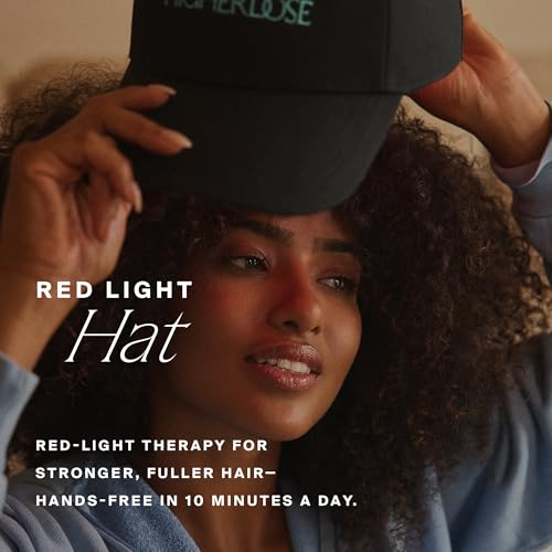 HigherDOSE Red Light Therapy Hat for Hair Growth & Scalp Health