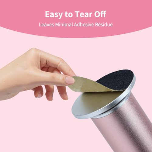 120Pcs 180-Grit Replacement Sandpaper Pads for Electric Foot Callus Remover