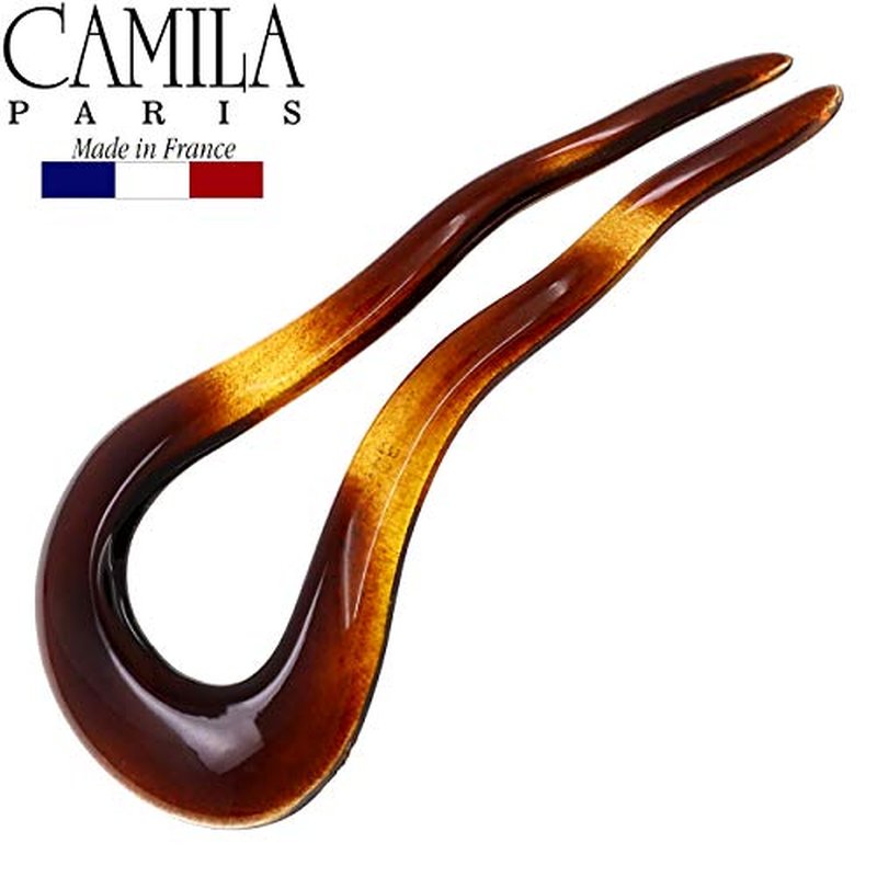 Camila Paris French Twist Hair Pins - Tortoise Shell U-Shaped Clips