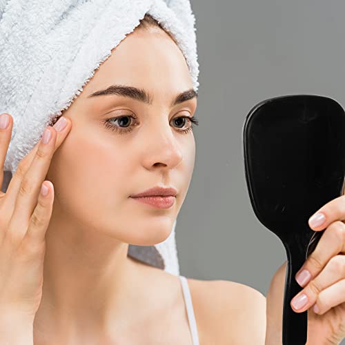50 Pcs Handheld Mirror Bulk Set - Plastic Hand Mirrors 3.15" x 7.09", 6 Colors