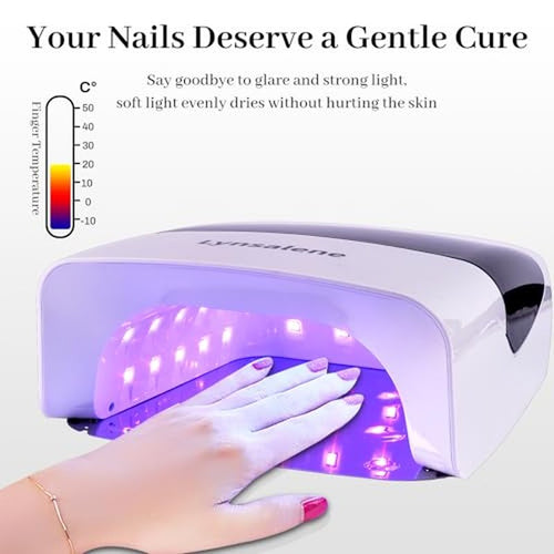 132W UV LED Nail Lamp Rechargeable Cordless Gel Dryer