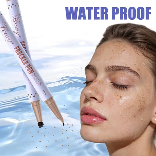 Flavery Dual Ended Freckle Pen & Stamp - Natural-Looking Makeup