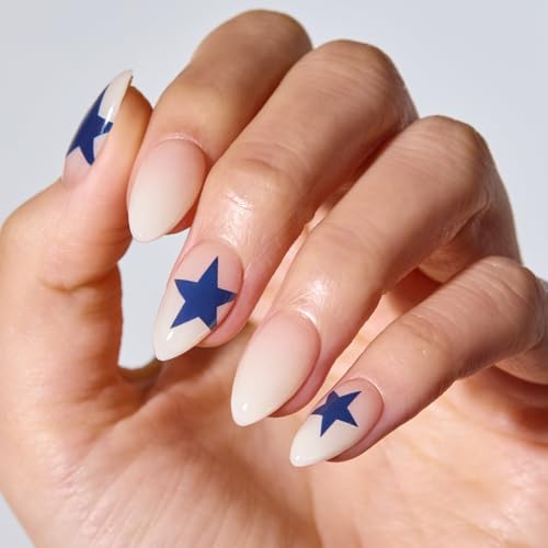 ohora Gel Press On Nails Medium Almond Rock Star - Salon Quality, No Damage