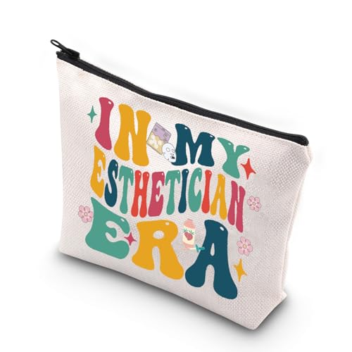 WSNANG Esthetician Makeup Bag Beautician Gift Beauty Artist Gift Beauty Skincare Cosmetic Accessories Pouch Makeup Artist Gift (Esthetician bag)