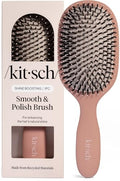 Kitsch Smooth & Polish Dual Bristle Detangler Hair Brush - Terracotta