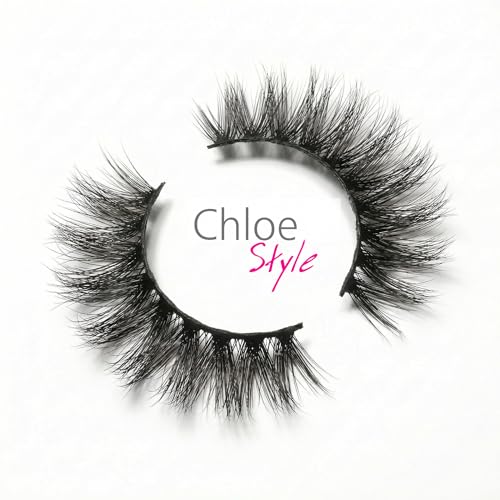 Eliace 15-Pair Wispy Cat Eye False Eyelashes, Reusable Mink Lashes