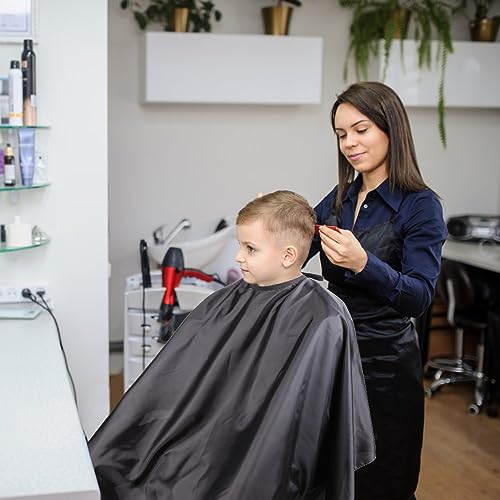 Professional Hair Cutting Cape Waterproof 57" x 51" Black