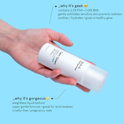 Geek & Gorgeous Calm Down 4% PHA + BHA Liquid 100ml